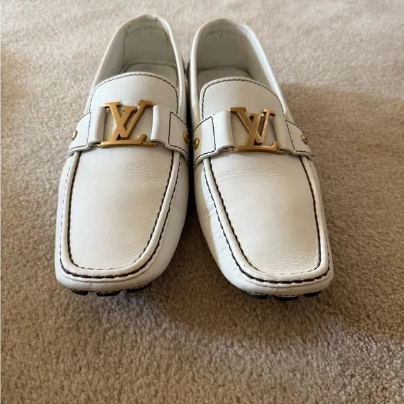 Louis Vuitton | Shoes | Louis Vuitton White Loafers With  display picture 1